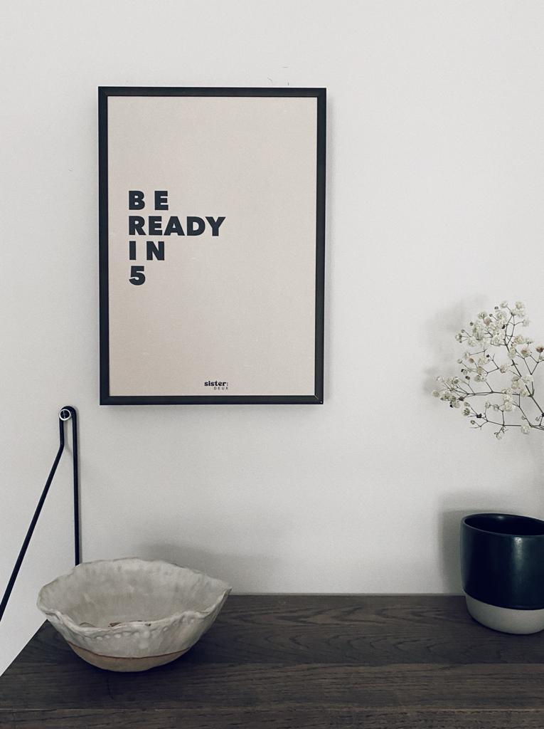 Be ready in 5 print